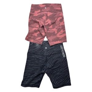 Lululemon Bundle 2 Shorts Align + Wunder Train Size 8